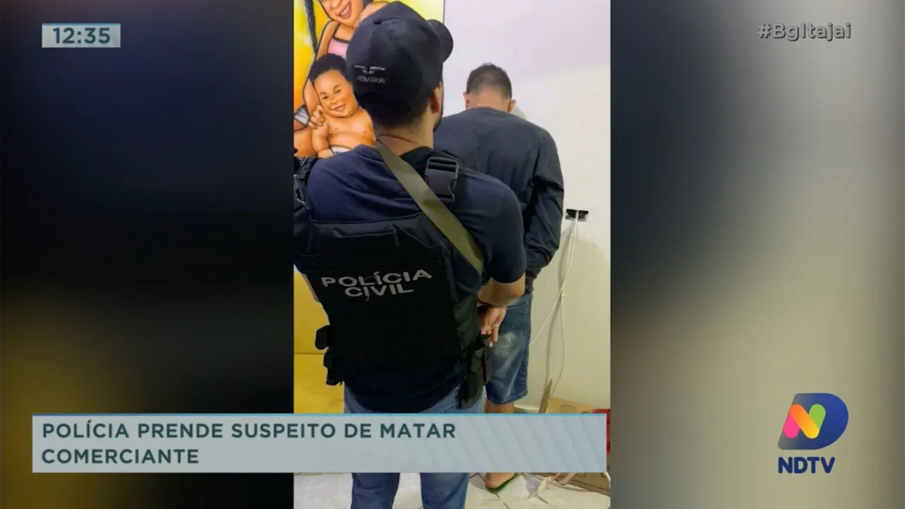 Polícia prende suspeito de matar comerciante em Itapema