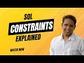 SQL Development Crash Course Day 3 Understanding Constraints in SQL