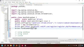 How to handle dropdown in selenium using sendkeys function