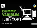 DUMMY VARIBLE REGRESSION MODEL EXPLAINED IN HINDI USE AND TRAP