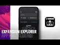 EXPANSION EXPLORER App Walkthrough