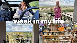 VLOG | a fun week in my life | getting my life together, fall shopping, how i style my bob