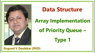 24 Array Implementation of Priority Queue - Type 1