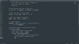 Leetcode 164 Maximum Gap in Python Python Leetcode Python Coding Tutorial Python Coding ASMR