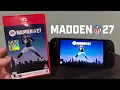 Madden 27 Unboxing and Gameplay Nintendo Switch 2