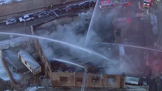 Joliet commercial building fire leaves 2 injured including police officer