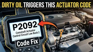 What Is P2092 Obd2 Error Code - Camshaft Actuator Bank Two