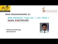 Web Programming Task 6 1st Year Java Institute