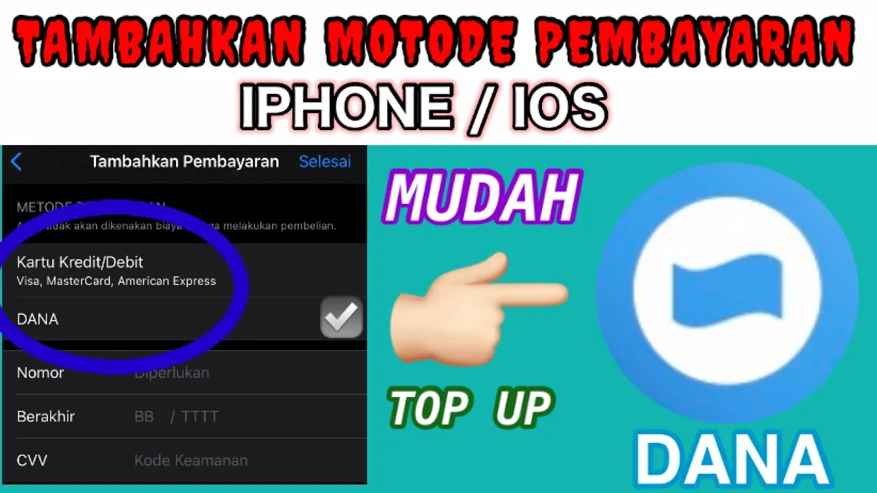 Sekarang Beli Aplikasi & Lagu tanpa kartu kredit di iPhone Bisa Pakai DANA?
