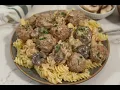 Slow Cooker Meatball Stroganoff Recipe from Crockpots and Flip Flops