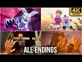 FNAF Security Breach Ruin - All Endings How to get them Guide Good Bad True Secret 4k60fps