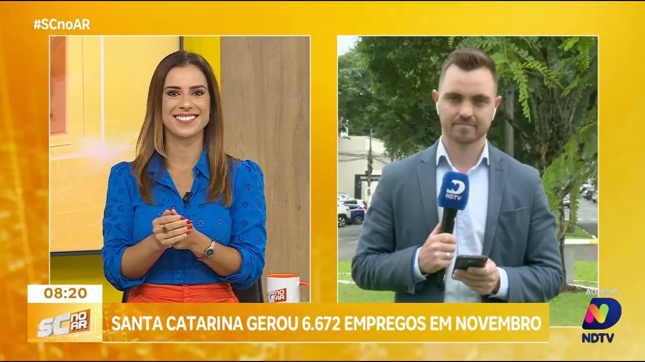Santa Catarina registra crescimento no emprego com a geração de 6.672 mil vagas em novembro