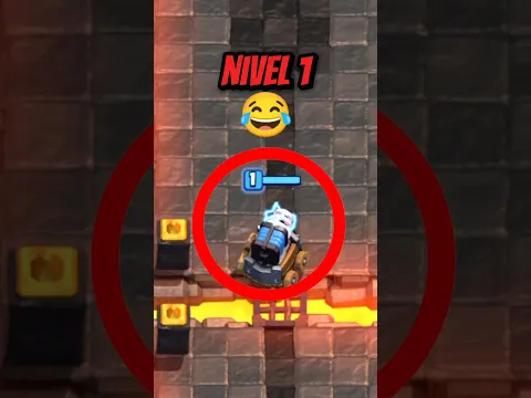 CHISPITAS NIVEL 1 vs TORRE NIVEL 12 💀 #clashroyale