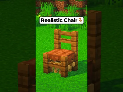 Minecraft Realistic Chair 🪑