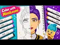 RUMI K-pop Demon Hunters FanArt Easy Tutorial Coloring Book