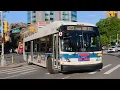 MTA Bus Company Q23 Q60 Q64 Bus Action at Forest Hills 108th Street Queens Blvd May 2026