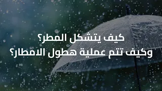 كيف يتشكل المطر وكيف تتم عملية هطول الامطار 
