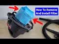 Craftsman 2 5 Gallon Portable Vac - How To Remove Install Filter Bag