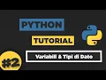 Python Tutorial ITA Variabili e Tipi di Dato