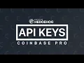 Coinbase Pro Hedgehog Api Keys
