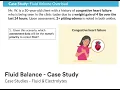 Fluid balance case study
