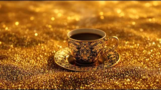 🎵Luxury Jazz: Golden Coffee Cup | SpaceFroot Golden Café🎵☕