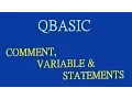 2 Tutorial on QBASIC Comment Variables and Constants by Technical School