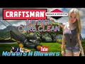 CRAFTSMAN 6 5HP BRIGGS STRATTON PUSH LAWN MOWER LAWNMOWER WITH GRASS CATCHER BAG CARBURETOR CLEAN