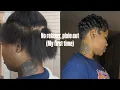No Relaxer Pixie Cut my first time