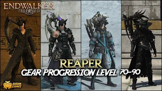 FFXIV Endwalker - Reaper Gear Progression Level 70-90