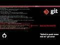 Git Push Rejected How To Fix It