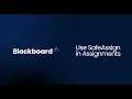 Use SafeAssign in Blackboard