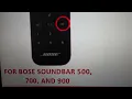 How to Hard Reset Bose Soundbar