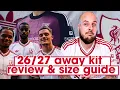Liverpool Adidas Away Kit What size should you get