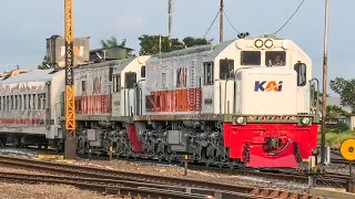 Download LUAR BIASA 2 LOKOMOTIF CC 201 TRAKSI GANDA MENARIK KA SINGASARI BERANGKAT STASIUN BLITAR MP3