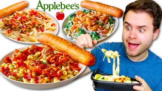 Trying Applebee s FULL Pasta Menu Which Is The Best - RESTAURANT REVIEW