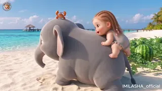 हाथी और छोटी बच्ची की कहानी 🐘👧❤️