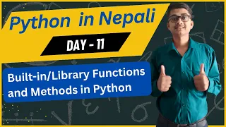 Library Functions and Methods in Python Day11 Python in Nepali