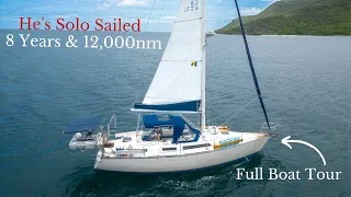 Best Sailboat For Solo Sailing  {Budget Liveaboard Cruiser}  [Capable & Affordable 35′ $ailboat]