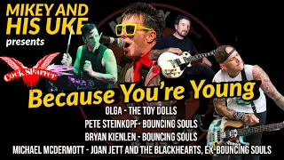 Download COCK SPARRER 'BECAUSE YOU'RE YOUNG' COVER - FEAT: THE TOY DOLLS, BOUNCING SOULS, THE BLACKHEARTS MP3