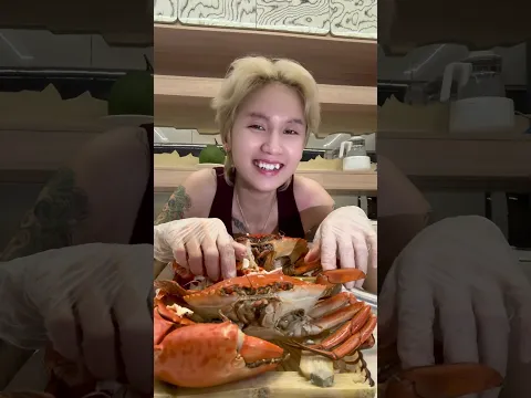 Mukbang cua siêu to #kenkhenh