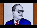 How to draw babasaheb bhimrao ambedkar Easy step by step dr ambedkar jayanti special drawing