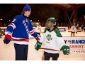 Riverbank ice rink reopens with skills clinics led by members of the New York Rangers