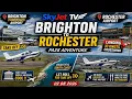 Flying My PA28 from Brighton to Rochester UK Stunning South Coast Views SkyJet TV