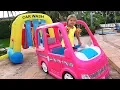 Download Lagu Diana and Papa Pretend Play car wash