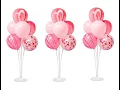 Balloon Stand Table Desktop Balloon Holder with Balloon Sticks Balloon Cups and Balloon Base