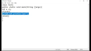Error java expected error