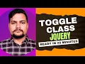 ToggleClass live example in jQuery with explanation jQuery in Hindi Tutorial007