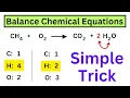 How to Balance Chemical Equations Practice Problems