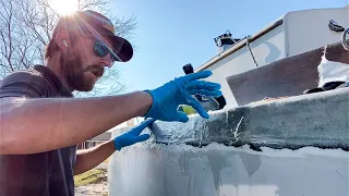 Glassing over the devil seam